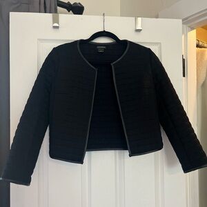 Club Monaco Black Cropped Blazer